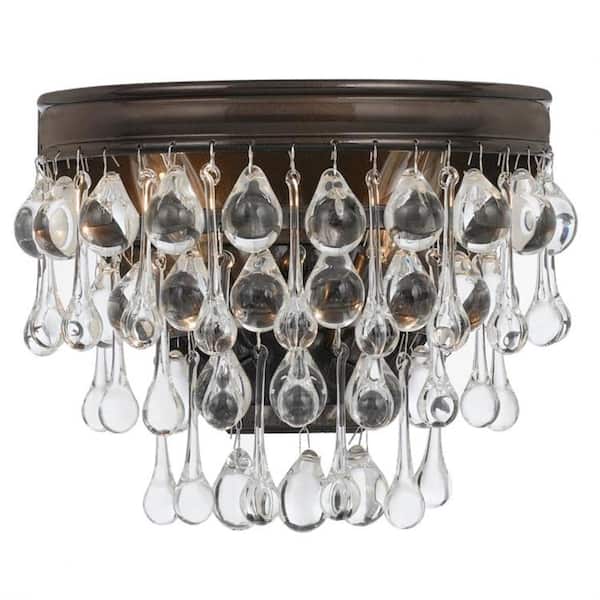 Calypso 2-Light Vibrant Bronze Sconce