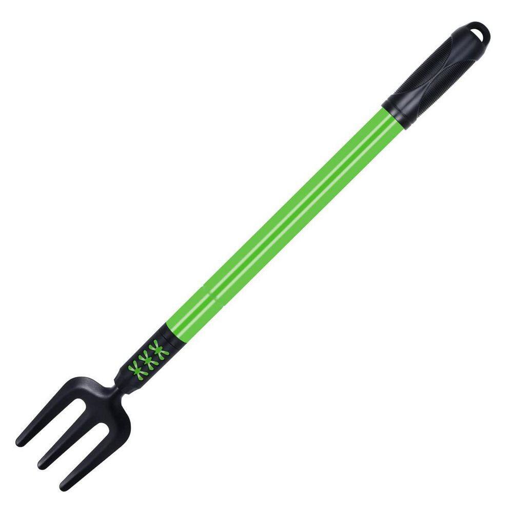 25 in. to 35 in. L Handled Stainless Steel Garden Fork