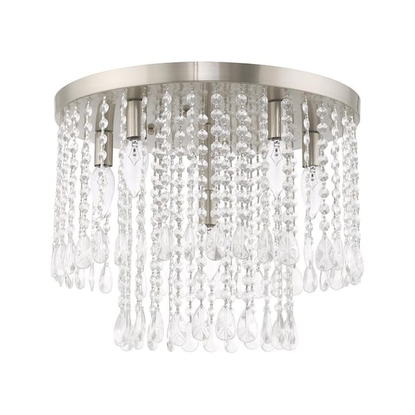 elizabeth crystal flush mount