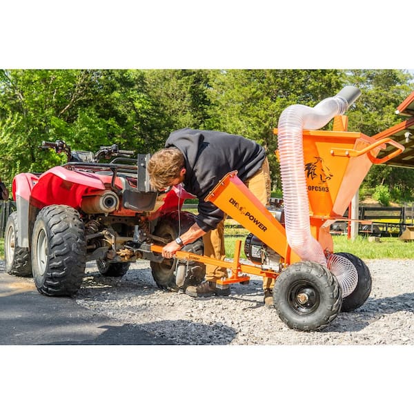 DK2 3 in. 7 HP Gas Powered Kohler Engine Direct Drive 3-in-1 Chipper  Shredder Vacuum Mulcher Kit with Trailer Tow Hitch OPC503V - The Home Depot