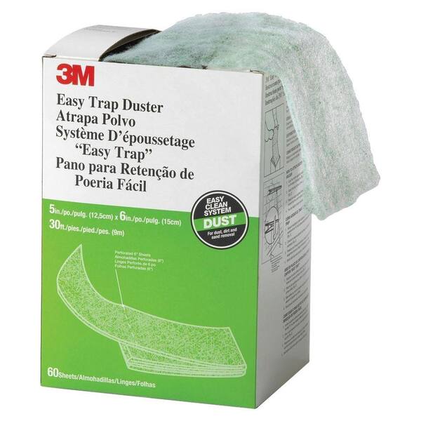 3M 5 in. x 6 in. Easy Trap Duster Sheets (60 Sheets Per Box)