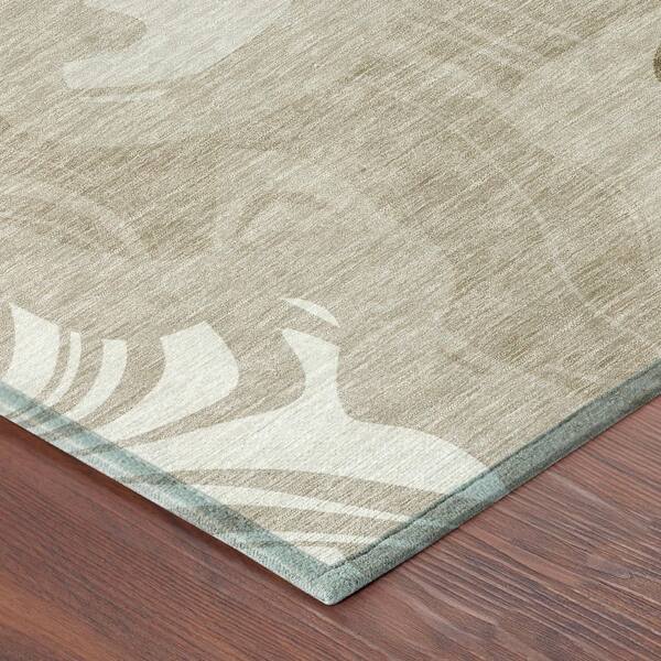 Chantille Machine Washable Indoor/Outdoor Abstract ACN2852 Beige 10 ft. x 14 ft. Area Rug