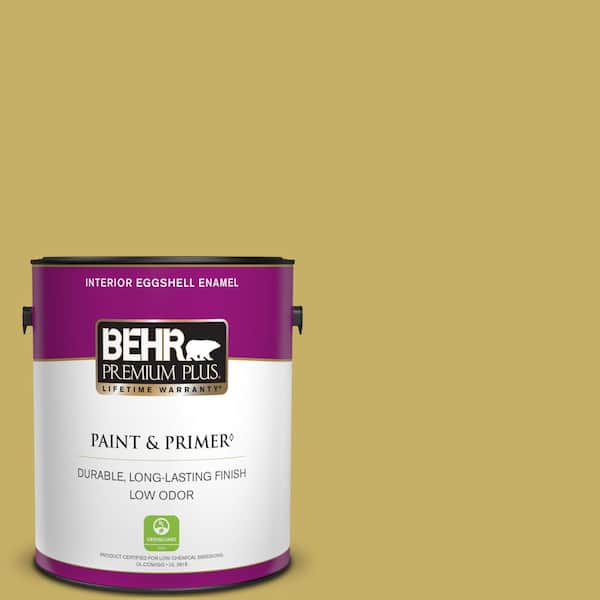 BEHR PREMIUM PLUS 1 gal. #BIC-41 Champagne Grape Eggshell Enamel Low Odor Interior Paint & Primer