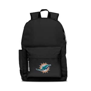 Miami Dolphins 17 in. Black Campus Laptop Backpack