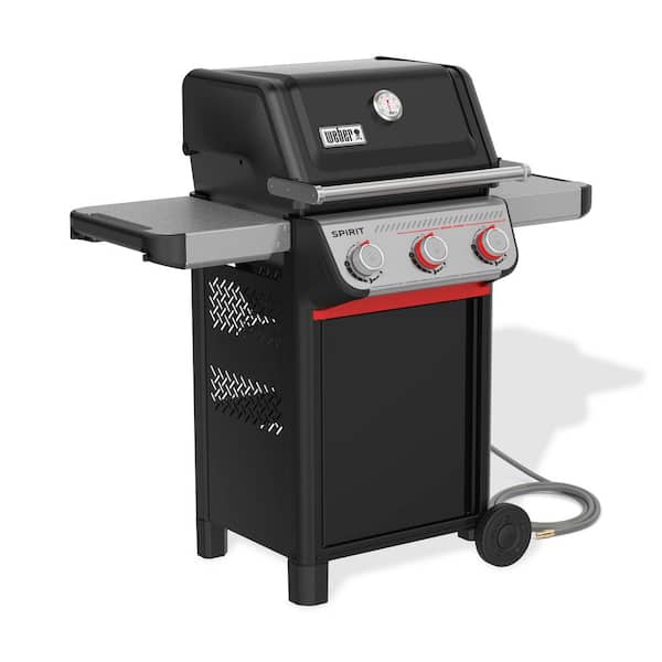 Weber Spirit E-325 3-Burner Natural Gas Grill in Black with