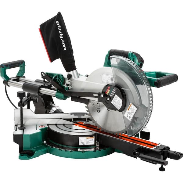 Grizzly Industrial 12 in. Double-Bevel Sliding Compound Miter Saw T31635  The Home Depot