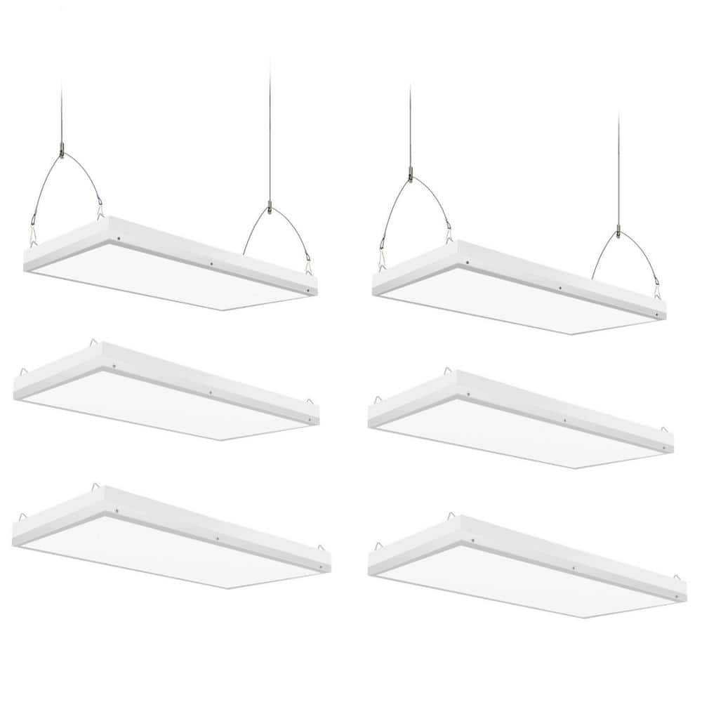 2 ft. 500-Watt Equivalent Integrated LED White High Bay Light, 5000K Indust
