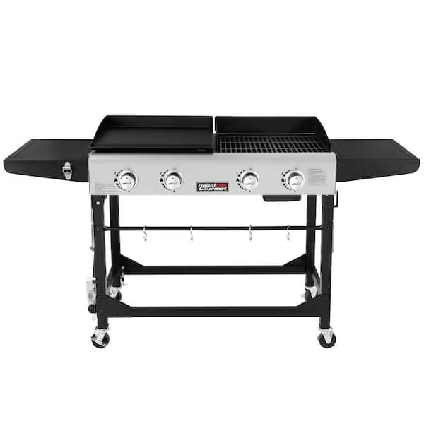 Royal Gourmet 4-Burners Portable Propane Gas Grill and Griddle