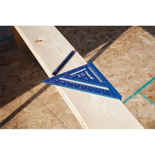 Empire - 7 in. Laser Etched Aluminum Rafter Square
