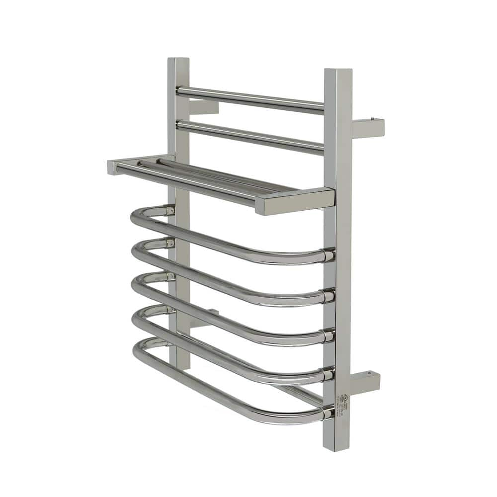 Maui Towel Warmer, Polished, Hardwired, 7 Bars (B07B4NGYN7)