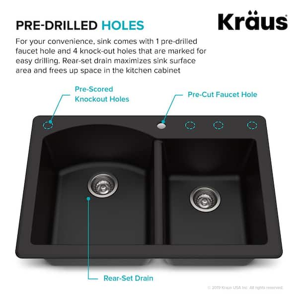 Kitchen Composite Unequal Double BBL