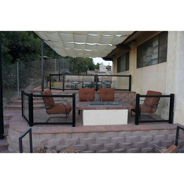 EZ Handrail 1/2 in. x 1 in. x 1 in. Rubber Setting Glass Block