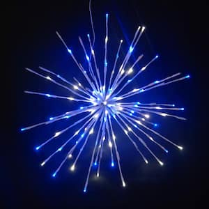 24 in. Pure White/Blue LED Spritzer
