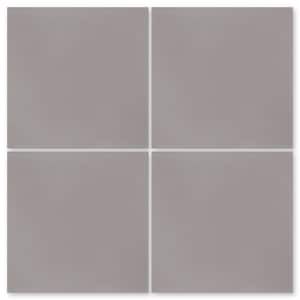 Solid Square Featherstone/Matte 8 in. x 8 in. Cement Handmade Floor and Wall Tile (Box of 8/3.45 sq. ft.)