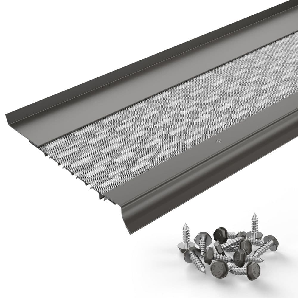 Micromesh [6 in. x 100 ft. ] Gutter Guard for 6 in. K-Style and Box Gutters, Aluminum Frame and SS Mesh, Terratone price history on PriceWatchPro