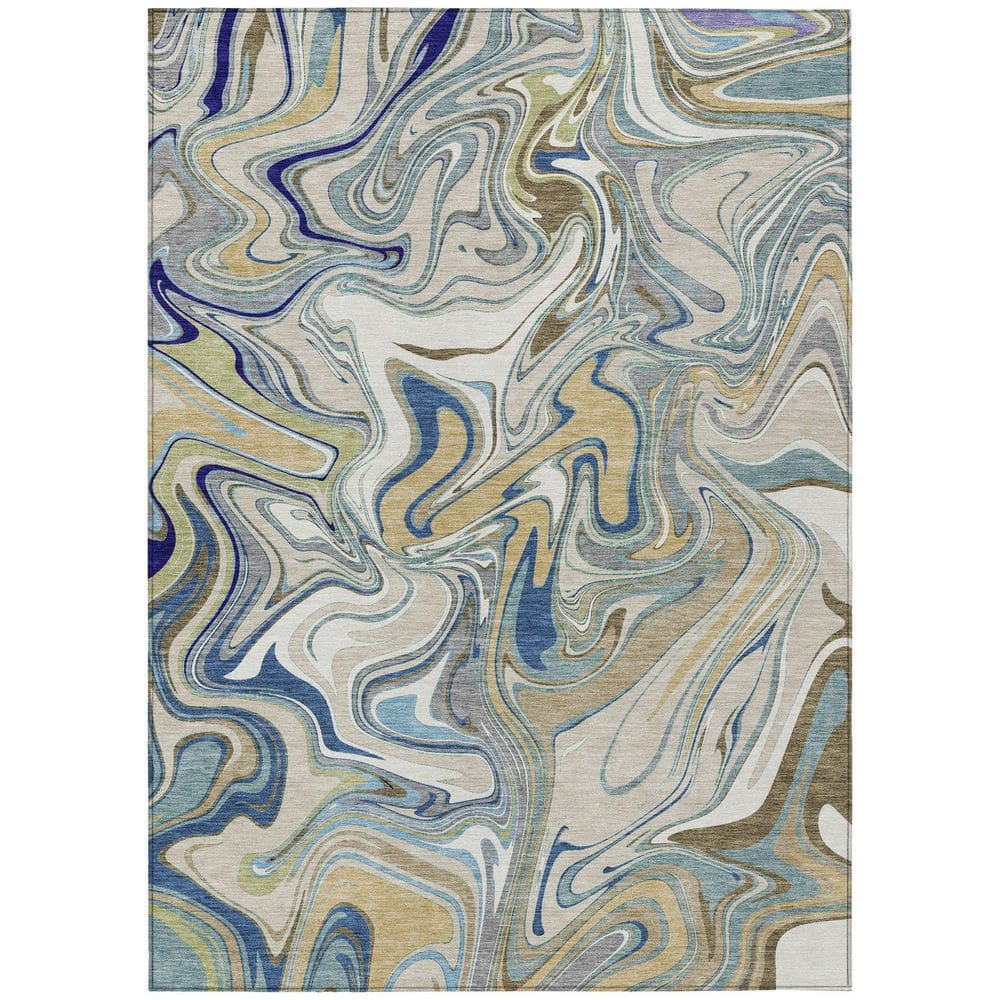 Chantille Machine Washable Indoor/Outdoor Abstract ACN2395 Putty 10 ft. x 14 ft. Area Rug price history on PriceWatchPro