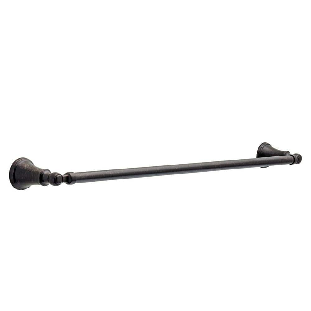 Delta Woodhurst 24 in. Wall Mount Towel Bar Bath Hardware Accessory in ...