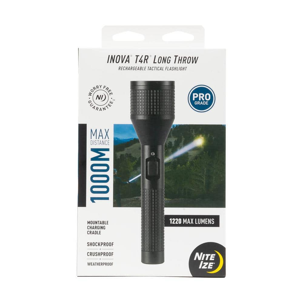 Nite Ize 1220 Lumens INOVA T4R Long Throw Rechargeable Tactical