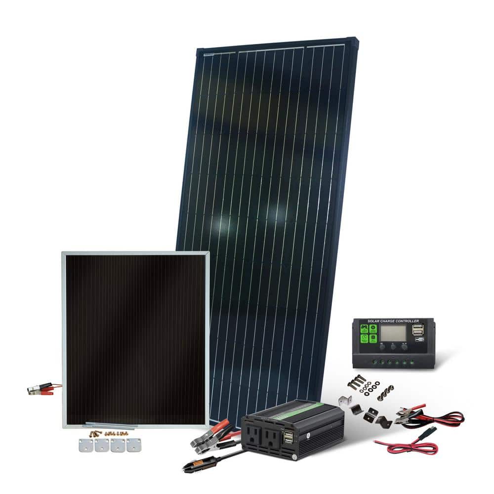 Nature Power 800 Watt 12V High Performance Complete Solar Kit - Plug and  Play Connections - Nature Power Anytime, Anywhere in the Off-Grid Solar  Inverters & Power Systems department at