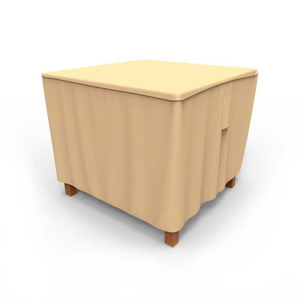 Budge Sedona Small Tan Outdoor Square Patio Table Cover P5A24TNNW1 ...