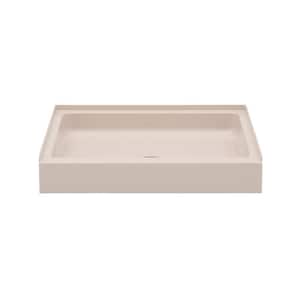 Swanstone 32 in. L x 32 in. W Alcove Shower Pan Base with Center Drain in Tahiti Sand