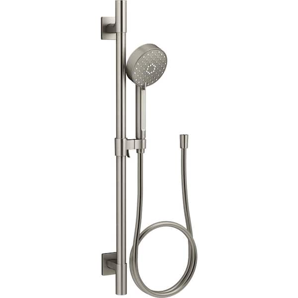 KOHLER Awaken 4-Spray Deluxe Slidebar Kit with Handshower in Vibrant Brushed Nickel