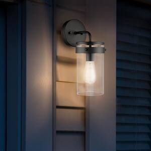 Outdoor Wall Porch Light 6" Glass Globe 13W CFL included Energy Star Cert_135-05 