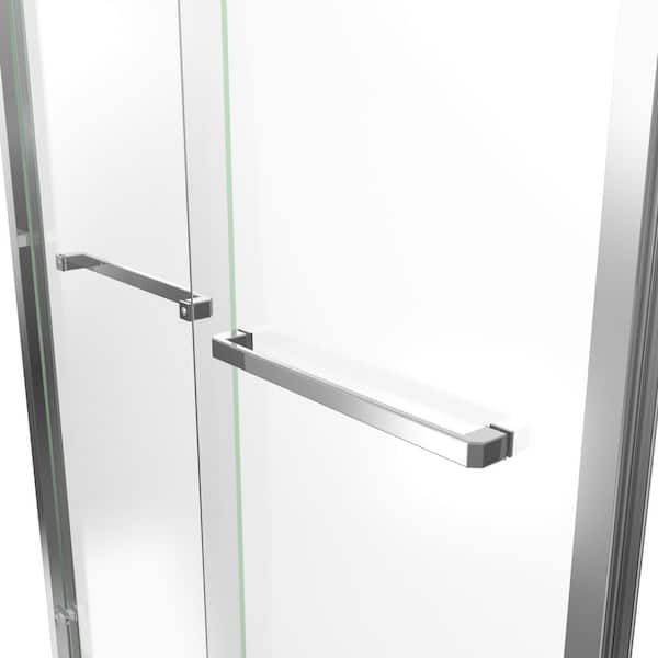 Encore 44 to 48 in. x 76 in. Semi-Frameless Bypass Shower Door in Chrome