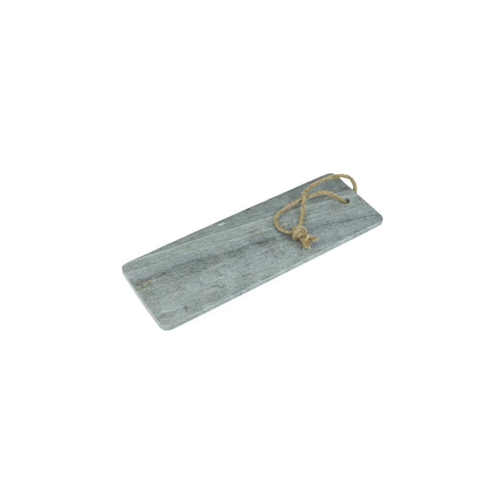 Grey Marble Cutting Board with Rope Handle NART1045 The Home Depot