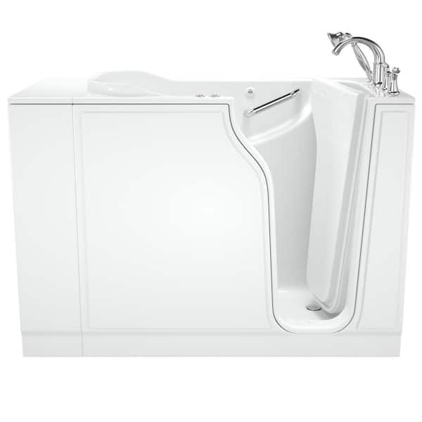 Gelcoat Value Series 52 in. Righ Walk-In Whirlpool and Air Bath Bathtub in White Gelcoat Value Series 52 in. Righ Walk-In Whirlpool and Air Bath Bathtub in White