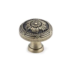 Chateauguay Collection 1-1/4 in. (32 mm) Antique English Traditional Cabinet Knob