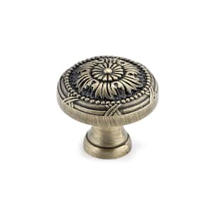 Châteauguay Collection 1-1/4 in. (32 mm) Traditional Antique English Round Cabinet Knob