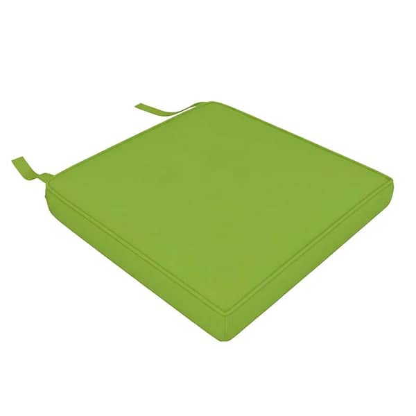 Cushion 19.5 x 21 x 4 Sunbrella Outdoor Patio Dining Chair Cushions with High-Density Foam Canvas Natural