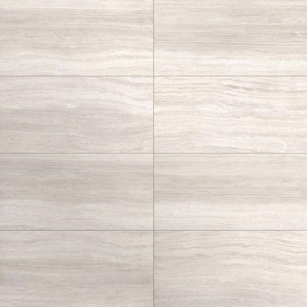 Ivy Hill Tile Atlanta Beige 11.72 in. x 23.69 in. Polished Porcelain ...