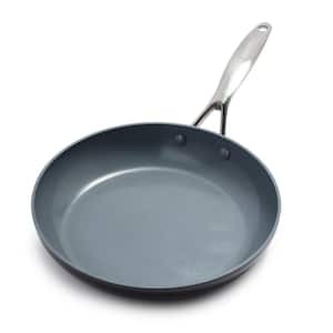 NutriChef 14” Fry Pan With Lid - Extra Large Skillet Nonstick Frying Pan  with Golden Titanium Coated Silicone Handle, Ceramic Coating,  Stain-Resistant