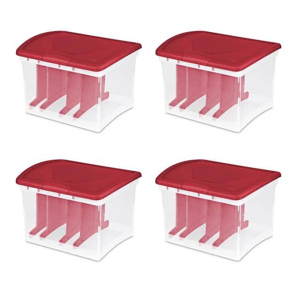 Holiday Living 14.875-in x 13-in-Compartment Clear Ornament