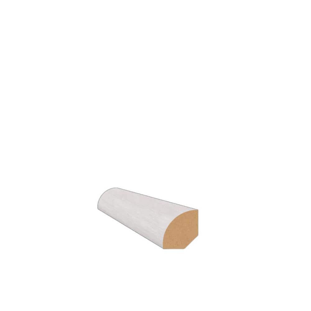 Moonstone 2.5 in. T x 2.75 in. W x 95 in. L Vinyl Quarter Round Molding