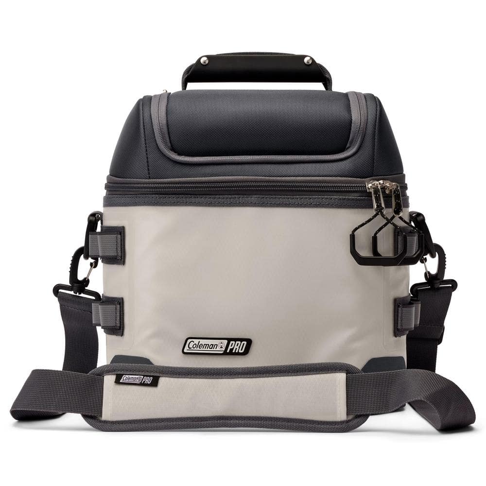 Coleman Pro 10.6 qt. (16-Can) Soft Cooler, Mushroom 2180606 - The