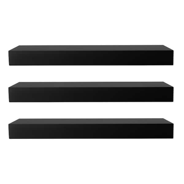 Kiera Grace Maine Wall Shelf - Black - 16 in