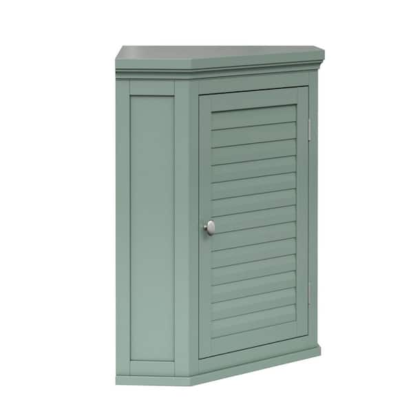 Glancy 15 in. W x 22.52 in. D x 24.02 in. H x Bathroom Storage Wall Cabinet in Sage Green