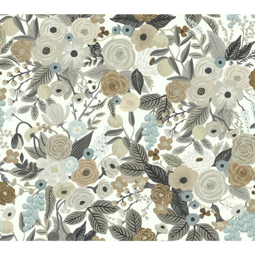 Italian pure linen floral print - $35/yd