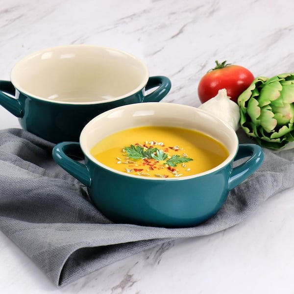 DEMDACO 2 Piece Warm and Cozy Soup Bowl Set