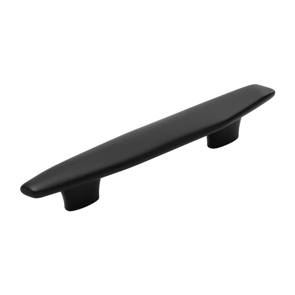 Pebble Collection Pull 3-3/4 in. (96mm) & 5-1/16 in. (128mm) Center to Center Matte Black Bar Cabinet Pull price history on PriceWatchPro
