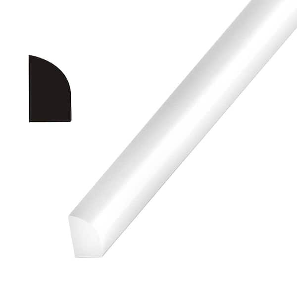 7/16 in. x 3/4 in. Composite Plastic Shoe Base Moulding