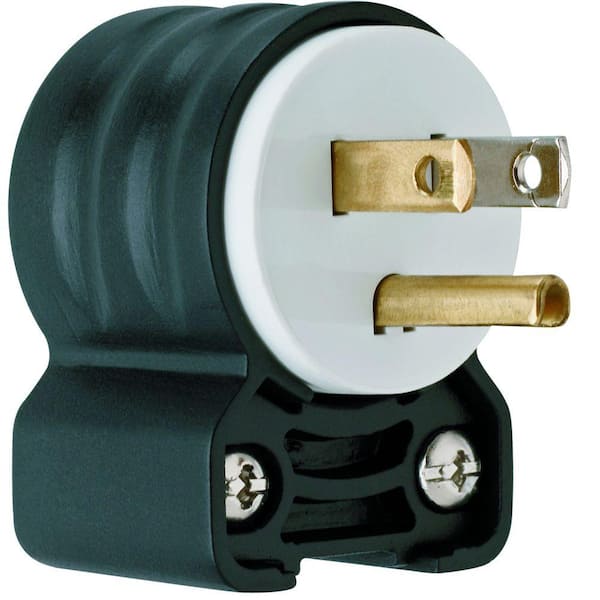 Legrand Pass & Seymour Extra-Hard Use 15 Amp 125-Volt NEMA 5-15P Angled Straight Blade Plug