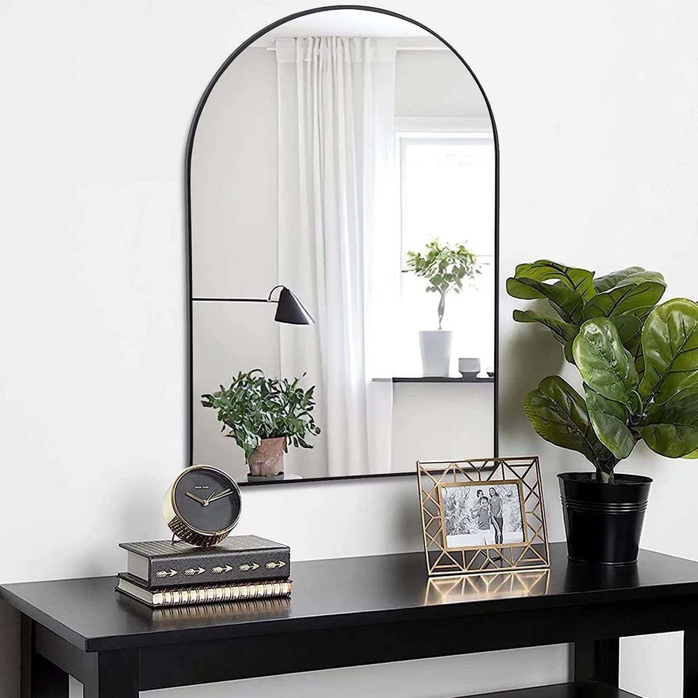 Seafuloy 30 in. H x 20 in. W Vanity Mirror with Metal Frame