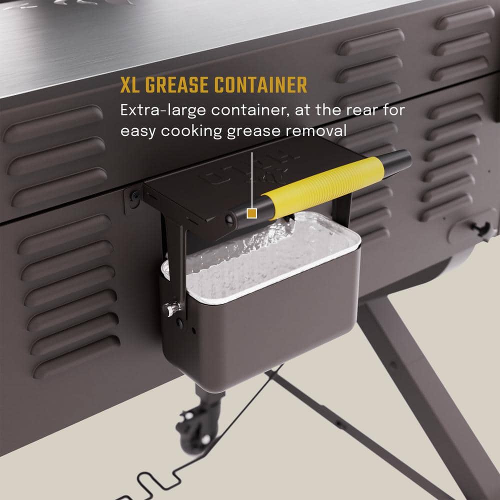 Elite Stainless Steel Propane Gas Hibachi Griddle with 3 Burners