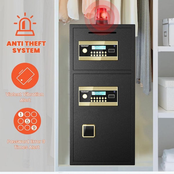 Jushua 7 cu.ft. Large Double-Door Coin-Operated Safe, Digital
