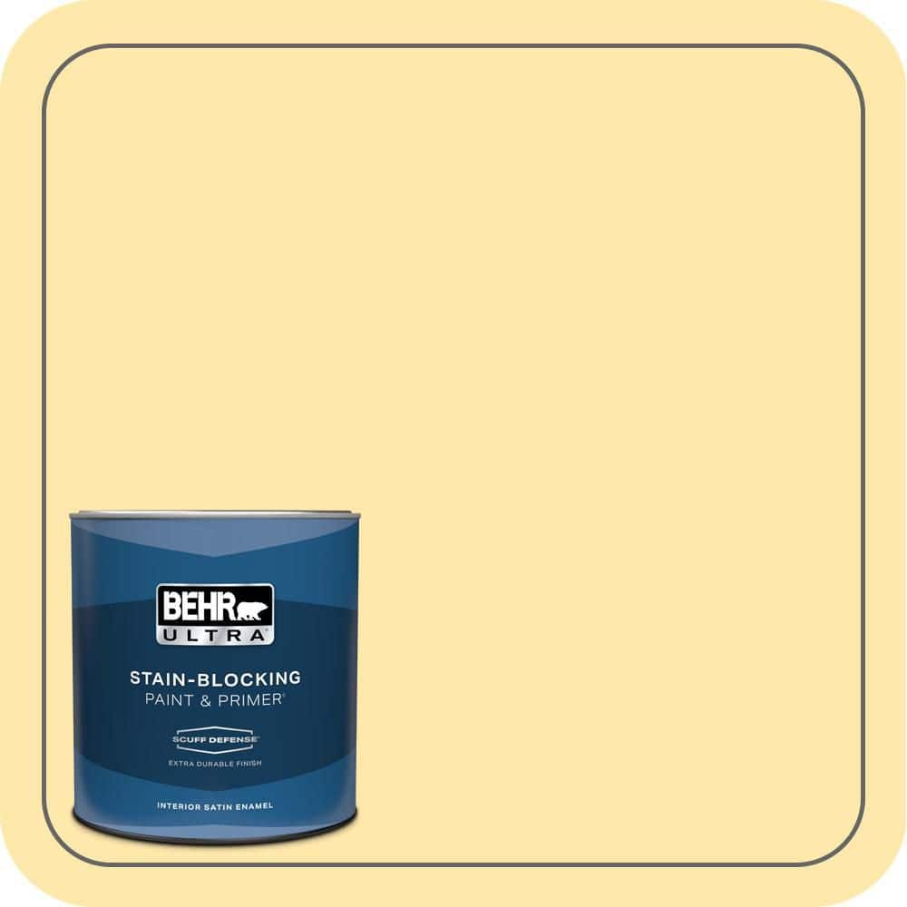1 qt. #PPH-02 Corn Extra Durable Satin Enamel Interior Paint & Primer product image for price tracking