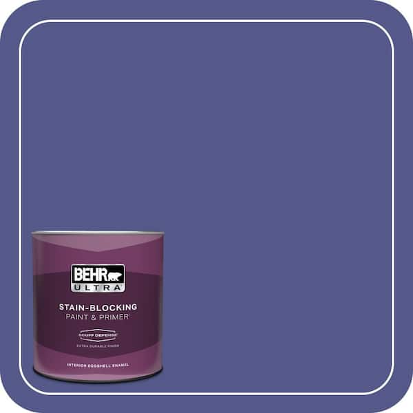 BEHR ULTRA 1 qt. #620B-7 Wild Elderberry Extra Durable Eggshell Enamel Interior Paint & Primer
